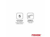 Ravak CL 032.00CR Sprchová nástěnná baterie bez sprchového setu, chrom