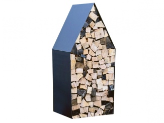 Dřevníky –  Mr. Gable 70 x 50 x 160 cm antracit BDX00939