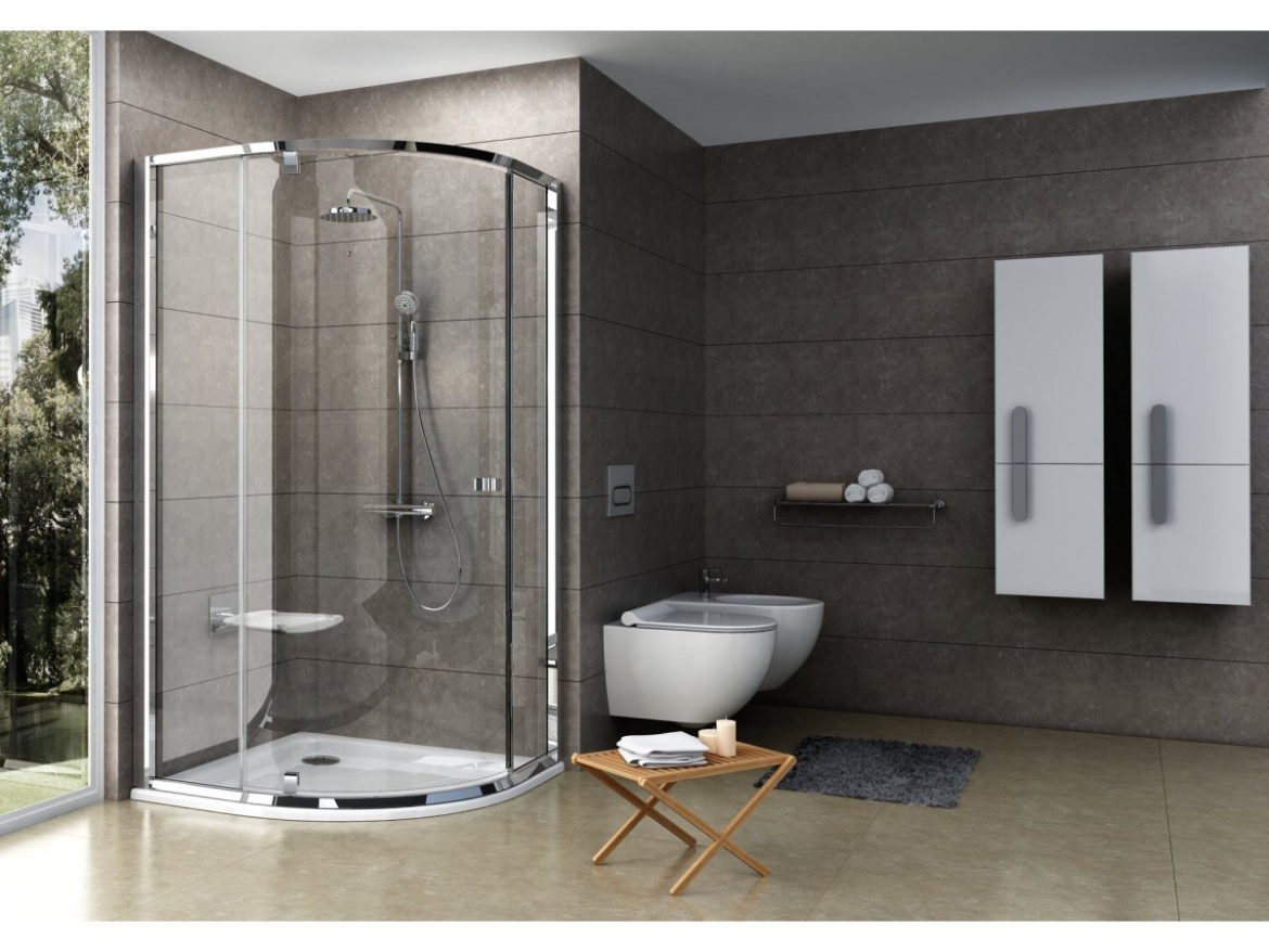 Ravak PSKK3 100x100, lesk+transparent
