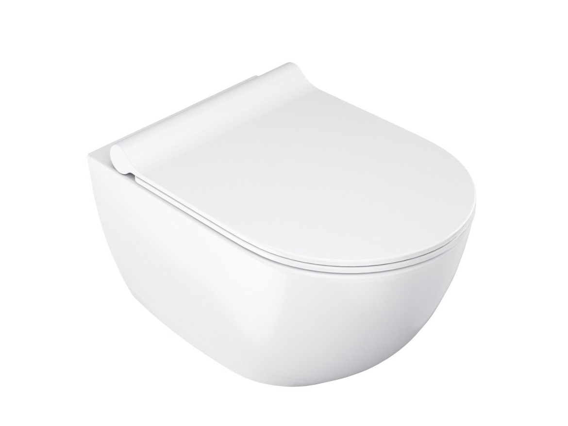 Ravak WC Uni Chrome RimOff, závěsný, černá