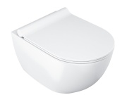 Ravak WC Uni Chrome RimOff, závěsný, černá