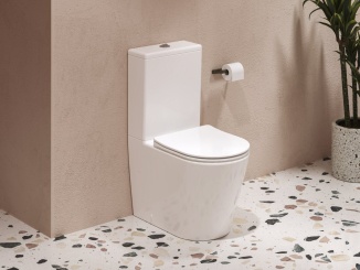 WC, bidety a pisoáry –  Ravak WC kombi Elegant RimOff set, vario odpad, biela