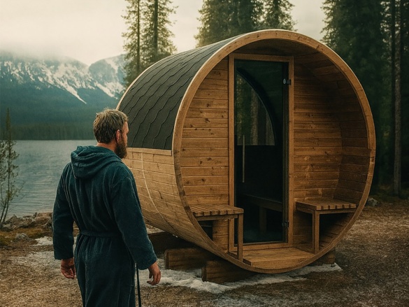 Sudová sauna Bohemit Rondel 260