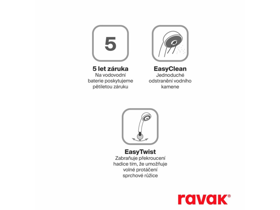 Ravak BM 040.01CR Nástenný ventil s bidetovou sprškou a integrovaným držiakom, chróm