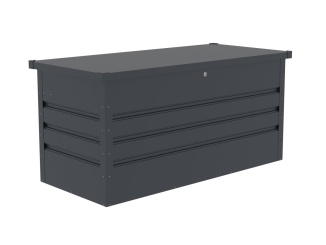 Vybavení k bazénu –  G21 Zahradní box  Denver 400 L, antracitový plechový