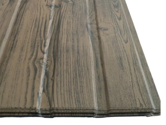 Maloformát –  trapézový plech Guttatop T-7 2000 x 1200 mm orech