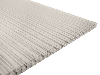 Pergola –  Guttagliss DUAL STRONG 16 mm - bronz bronz 6000 mm 2100 mm