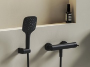 Ravak NX 032.20BLM Sprchová nástěnná baterie bez sprchového setu, černá matná