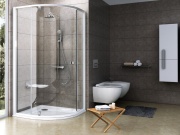 Ravak PSKK3 100x100, lesk+transparent