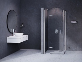 Rohové –  Ravak SMSRV4 80x80, lesk/chróm+transparent