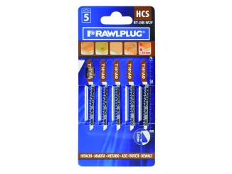 Zpracování dřeva –  Rawlplug Pilový list do přímočaré pily na dřevo 1,4 mm