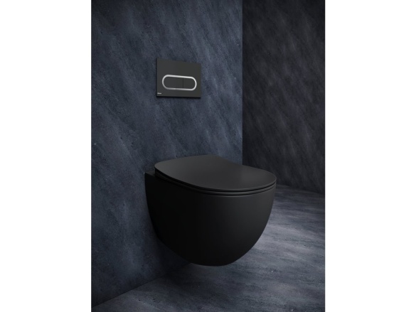 Ravak WC tlačidlo Chrome, satin