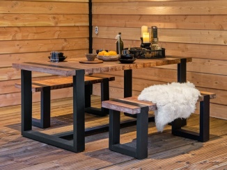 Stoly –  Tuindeco Teak dinner set Wellington