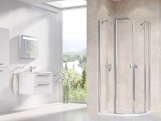 Ravak CSKK4 80x80, satin+transparent