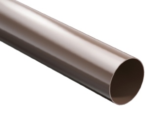 Svody –  Aqua plastový odkvapový zvod 110 x 4000 mm hnedý