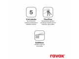 Ravak TD F 014.00CR Umývadlová batéria 172 mm bez odtokovej armatúry, chróm
