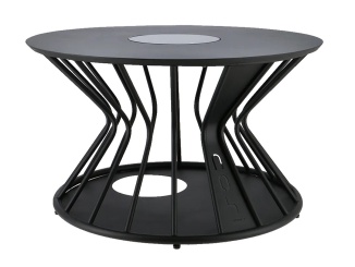 Stoly –  COSI Cosilumia kulatý stůl 41 cm, čierna, 70 cm