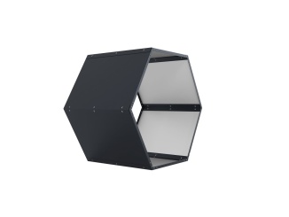 Skladování dřeva –  G21 Přístřešek na dřevo  HEX 53 - 92 x 60 cm, antracitový