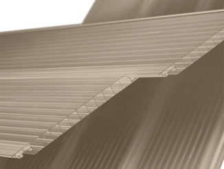Polykarbonátové dutinkové panely Gutta –  Guttagliss Easy Click 200 x 3500 mm bronz 1 ks